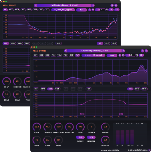 ARIA Studio Interface