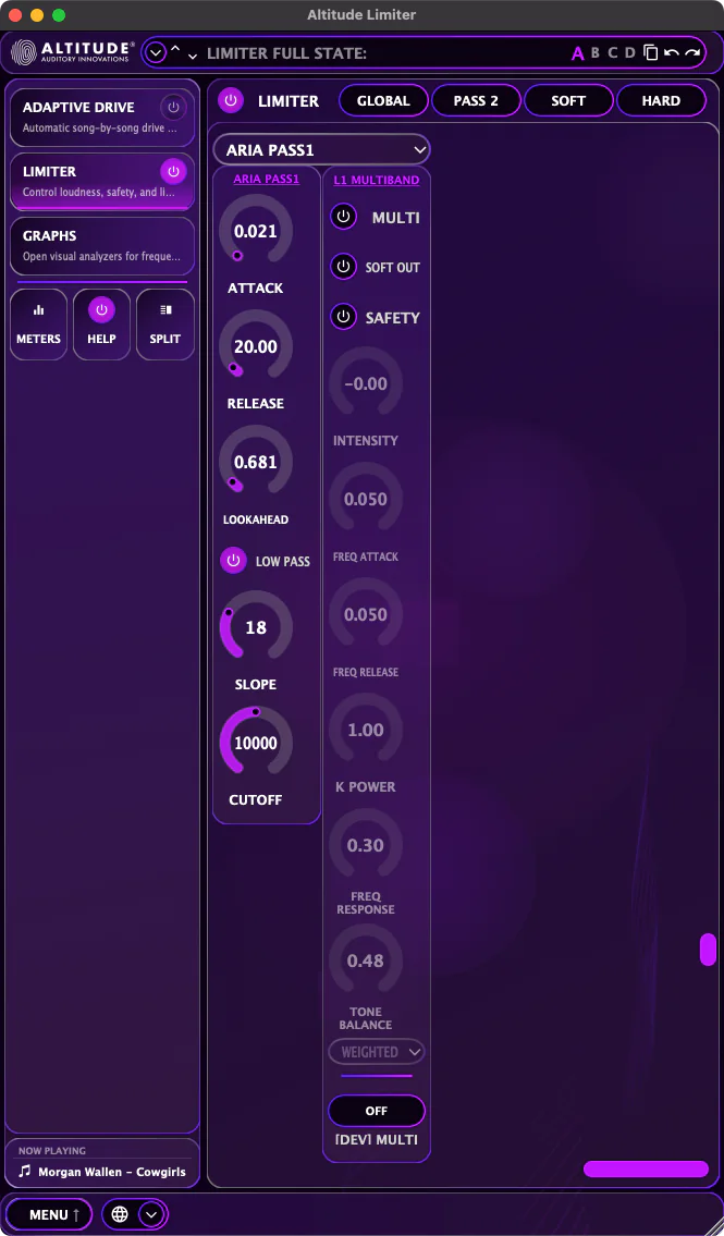 ARIA PASS1 algorithm column