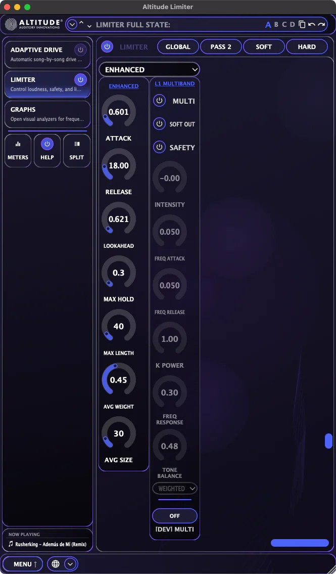 ENHANCED algorithm column
