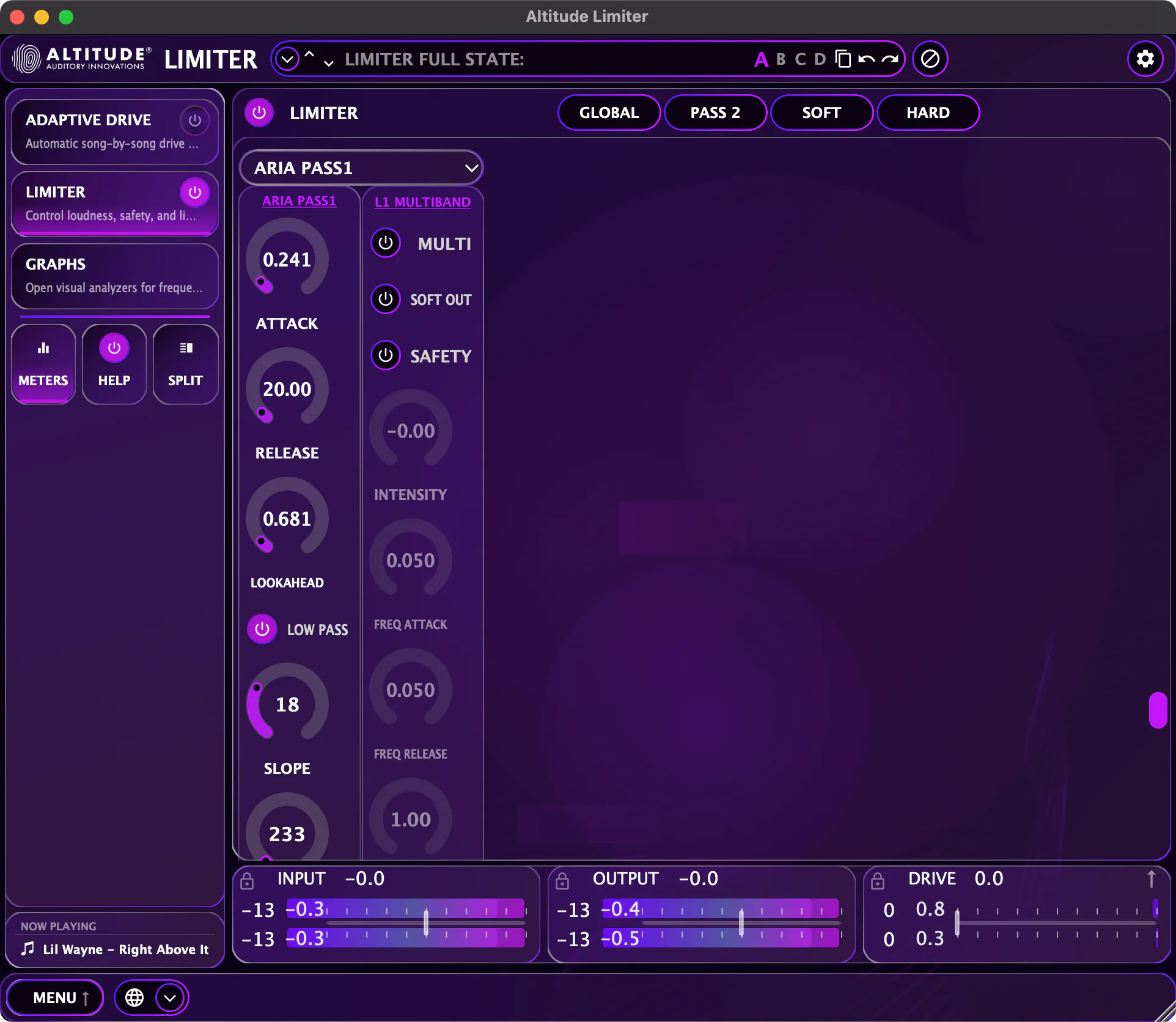 Altitude Limiter — minimal modular column configuration