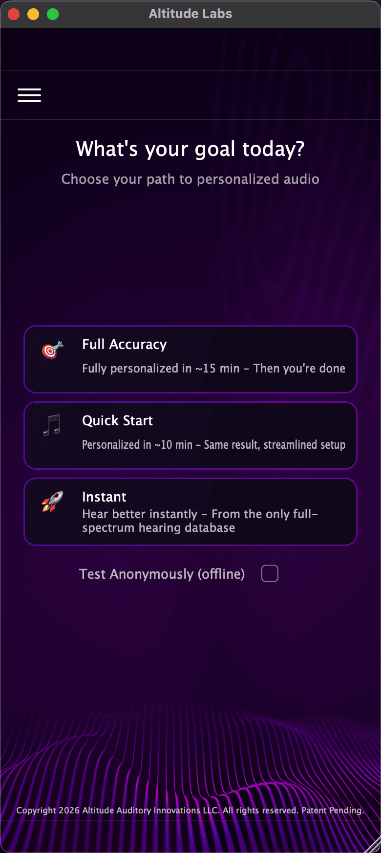 Path Selection Screen — Simple View