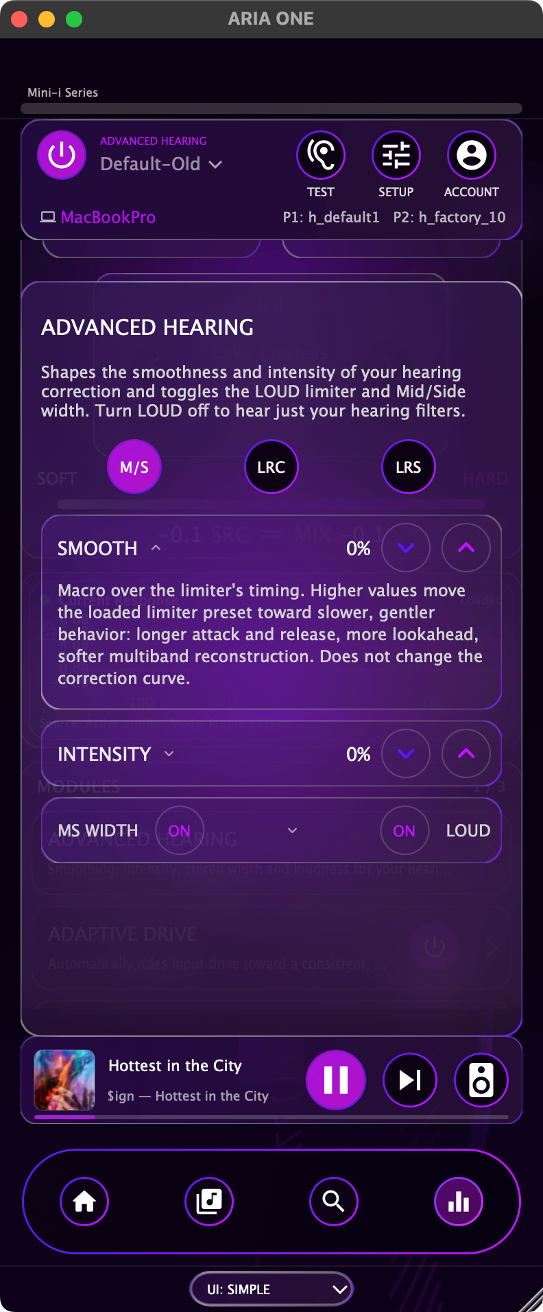 Advanced Hearing sheet