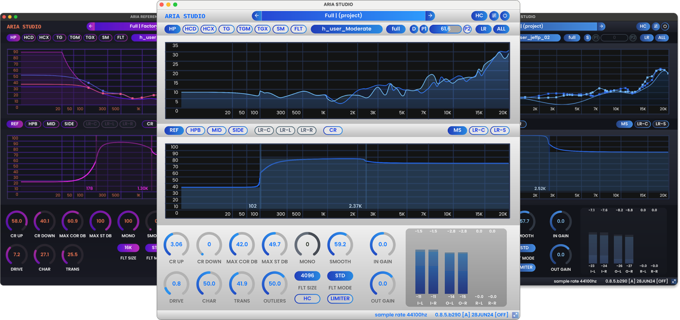 ARIA Studio Interface