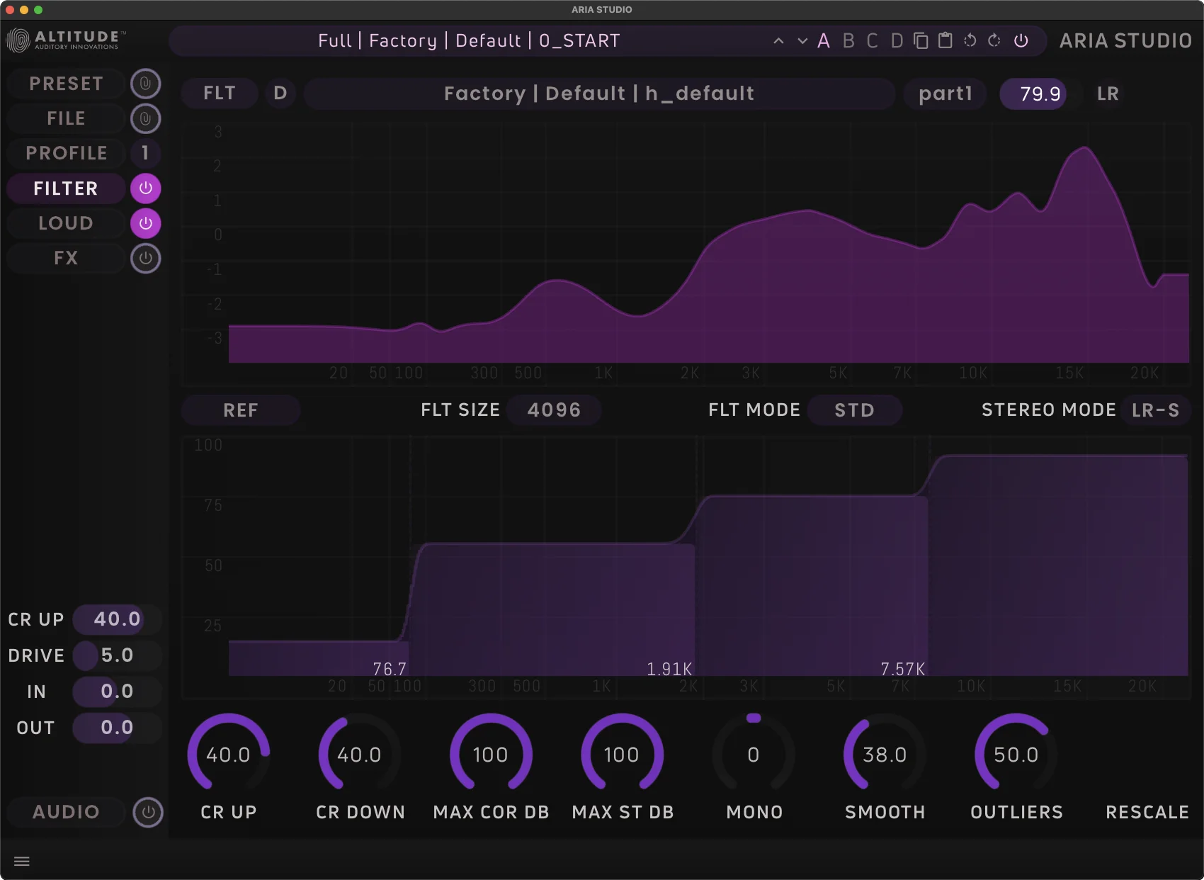 ARIA Studio Interface