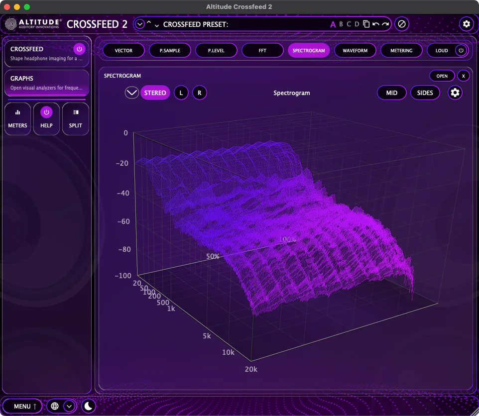 Crossfeed 2 spectrogram