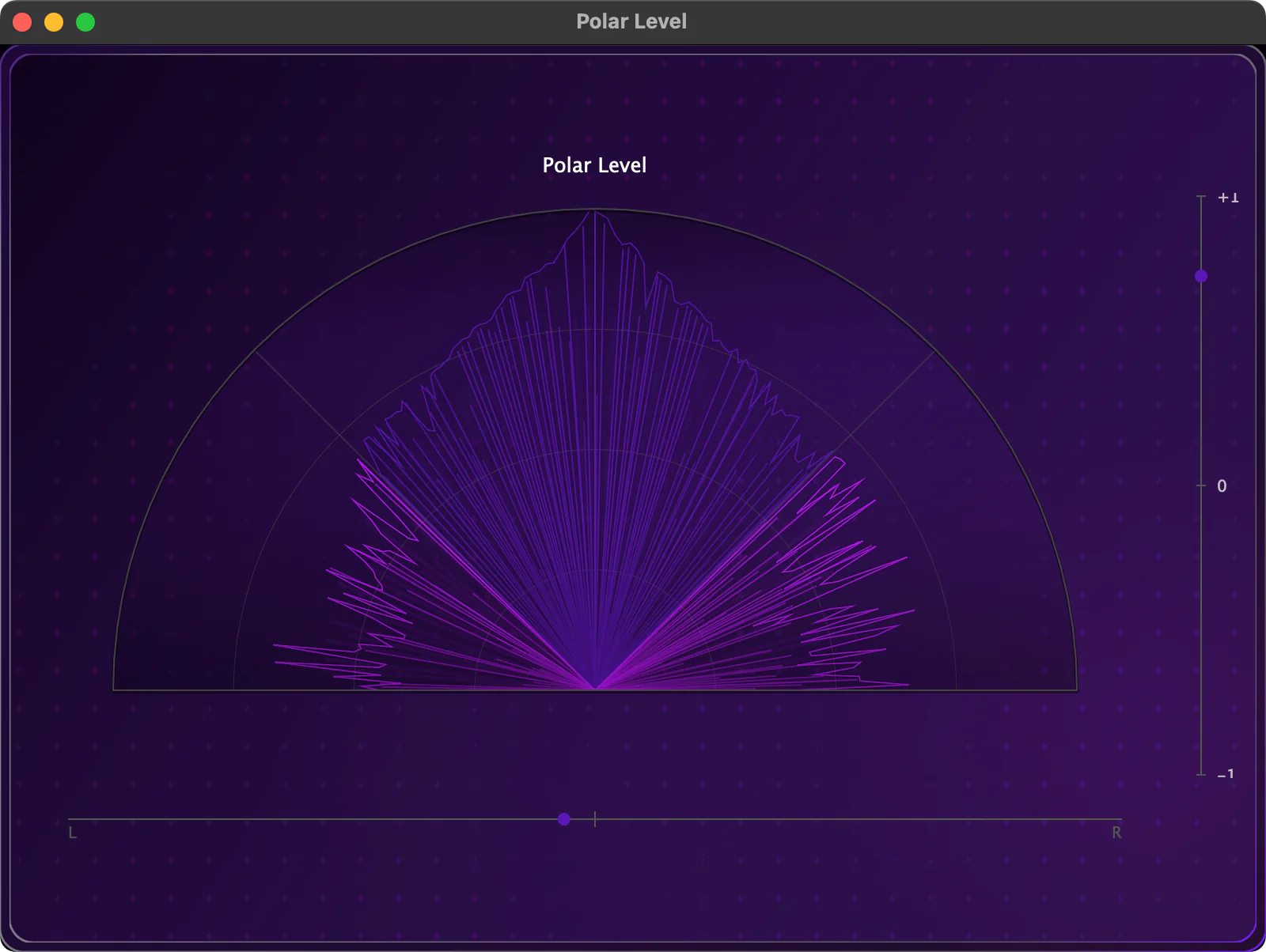Crossfeed 2 standalone Polar Level window
