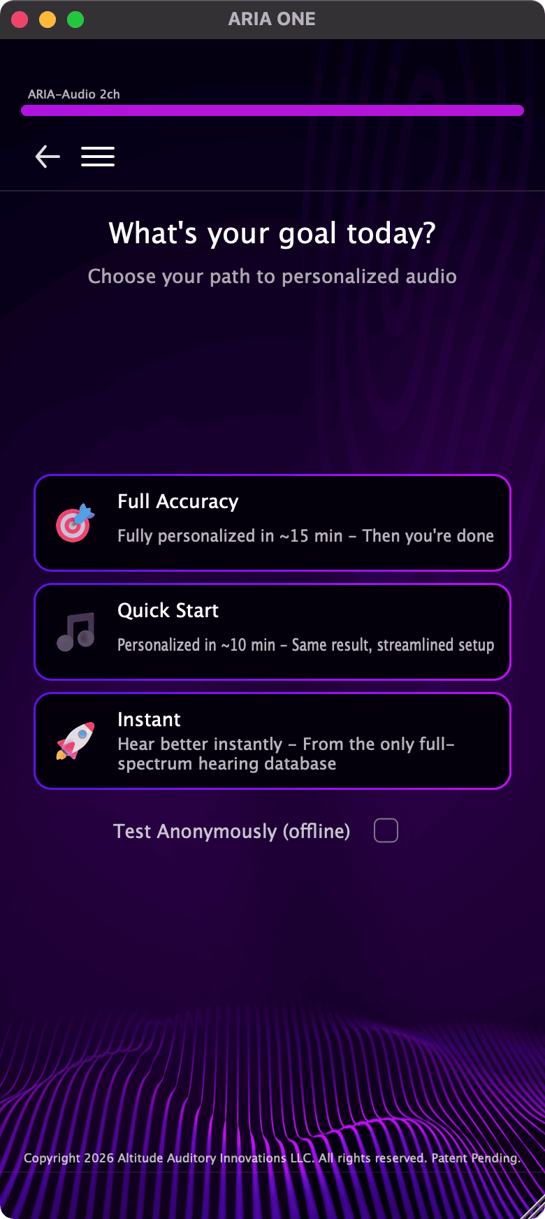 Path Selection Screen — Simple View